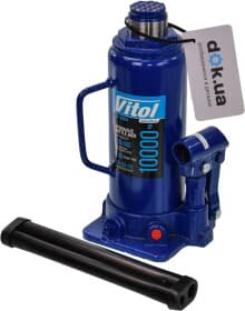 Домкрат Vitol бутылочный гидравлический 10 т ДБ-10004