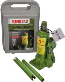 Домкрат King бутылочный гидравлический 3 т KSB-3TB
