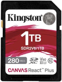Карта памяти Kingston Canvas React Plus SDXC 1 ТБ