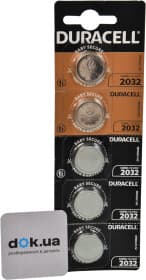 Батарейка Duracell CR2032B5 CR2032 3 V 5 шт