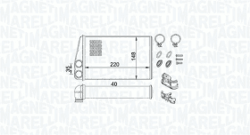 Радиатор печки
