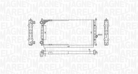 Радіатор охолодження двигуна Радіатор охолодження двигуна