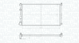 Радиатор охлаждения двигателя Радиатор охлаждения двигателя