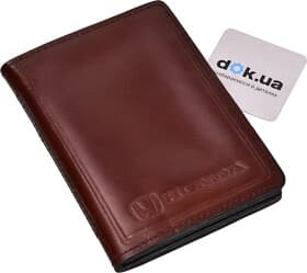 Портмоне-органайзер Poputchik 5053-033P с логотипом Honda цвет коричневый