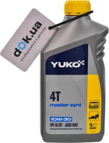 Моторное масло 4T Yuko Master Synt 10W-30 полусинтетическое