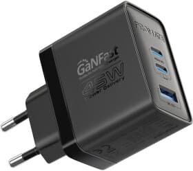 Сетевое зарядное устройство Promate PowerPort-45 Series powerport-45.black 45 Вт