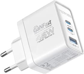 Сетевое зарядное устройство Promate PowerPort-45 Series powerport-45.white 45 Вт