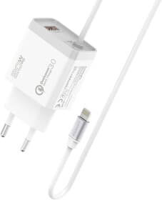 Сетевое зарядное устройство Promate iCharge-PDQC3 Series ICHARGE-PDQC3.WHITE 20 Вт