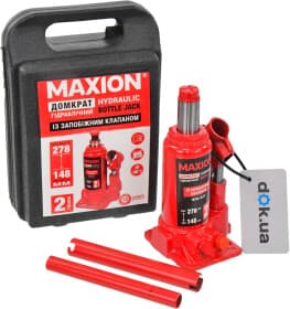 Домкрат Maxion пляшковий гідравлічний 2 т MXAC-ВJ2Т