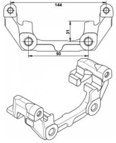 Кронштейн ATE 11.8170-0633.1