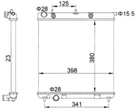 Радиатор охлаждения двигателя Радиатор охлаждения двигателя