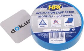 Ізоляційна стрічка HPX IL1920 синя ПВХ 19 мм x 20 м