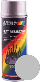 Аэрозольная краска Motip Heat Resistant Paint Silver матовая термостойкая 400 мл