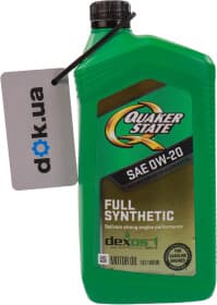 Моторна олива QUAKER STATE Full Synthetic 0W-20 синтетична