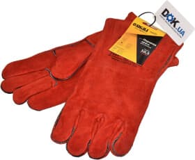 Краги Sigma шкіряні клас АВ червоні