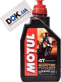 Моторна олива 4Т Motul Scooter Power MA 5W-40 синтетична