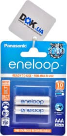 Аккумуляторная батарейка Panasonic Eneloop BK-4MCCE/2BE 750 mAh 2 шт Аккумуляторная батарейка Panasonic Eneloop BK-4MCCE/2BE 750 mAh 2 шт