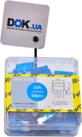 Набор предохранителей WTE WTE-U15 FT midi (normal) 50 шт.