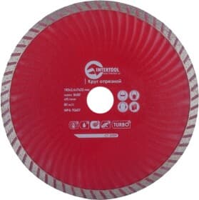 Круг отрезной Intertool Turbo CT-2009 180 мм