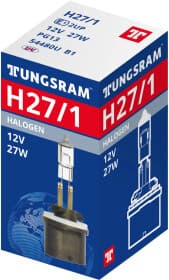 Автолампа Tungsram Standard H27/1 PG13 27 W прозора 54480u