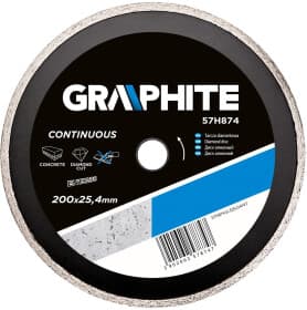 Круг отрезной Graphite Continuous 57H874 200 мм