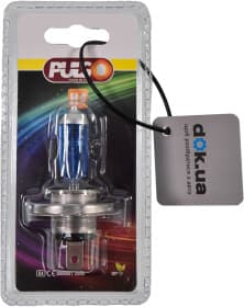 Автолампа Pulso Super White H4 P43t 90 W 100 W синя LP-40191 Автолампа Pulso Super White H4 P43t 90 W 100 W синя LP-40191