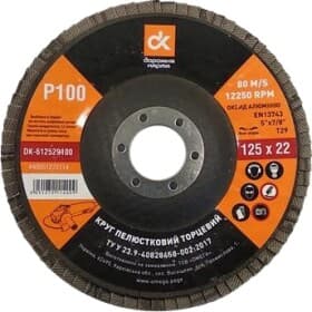 Круг лепестковый Дорожная Карта DK-612529100 125 мм