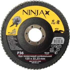 Круг пелюстковий Virok Ninja 65V503 P36 125 мм
