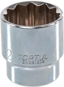 Торцевая головка Toptul BAEB1632 32 мм 1/2"
