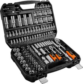 Набор торцевых головок и комплектующих Neo Tools 08-666 1/2", 1/4", 5/16" (108 пр.)