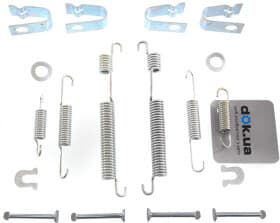 Монтажний комплект барабанних гальмівних колодок Монтажний комплект барабанних гальмівних колодок