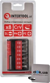 Набор бит с держателем Intertool VT-0107 7 шт.