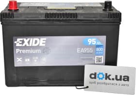Аккумулятор Exide 6 CT-95-L Premium EA955