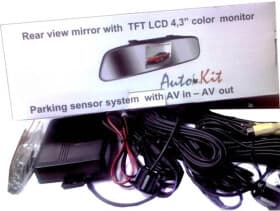 Парктроник Autokit RF 78 черный 4 шт.