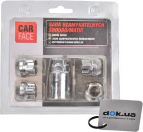 Комплект гаек-секреток с ключом Carface docf01355