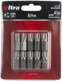 Набор бит Ultra 4015902 10 шт.