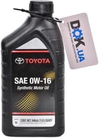Моторное масло Toyota SN 0W-16 синтетическое