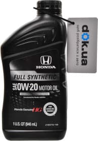 Моторное масло Honda Full Synthetic 0W-20 синтетическое