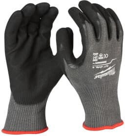 Перчатки рабочие Milwaukee SmartSwipe Cut E синтетические с нитриловым покрытием серые