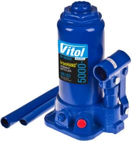 Домкрат Iron Hand бутылочный гидравлический 5 т IH-185355D-K