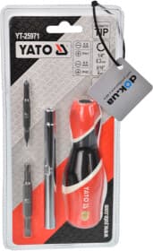 Отвертка с набором бит Yato YT-25971