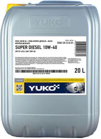 Моторное масло Yuko Super Diesel 10W-40 минеральное