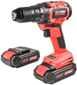 Шуруповерт Stark аккумуляторный CD 18-2 Li-Ion (2 аккумулятора + ЗУ + чехол)