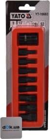 Набір бит з тримачем Yato YT-10663 8 шт.
