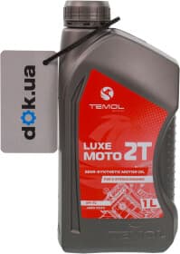 Моторна олива 2Т TEMOL Luxe Moto SAE20 напівсинтетична