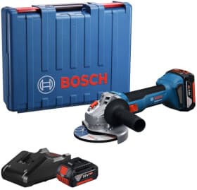 Болгарка аккумуляторная Bosch GWS 18V-8 Professional (2 аккумулятора + ЗУ + чехол) 125 мм