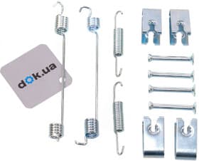 Монтажный комплект барабанных тормозных колодок Монтажный комплект барабанных тормозных колодок