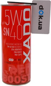 Моторное масло Xado Atomic Oil SN RED BOOST 5W-40 синтетическое