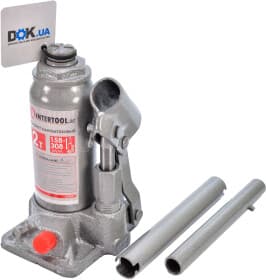 Домкрат Intertool бутылочный гидравлический 2 т GT0051