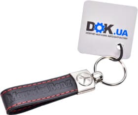 Брелок AutoTechteile з логотипом Mercedes-Benz чорний MB8